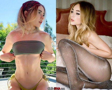 Sabrina Carpenter Covered Topless And Bikini Celebrity