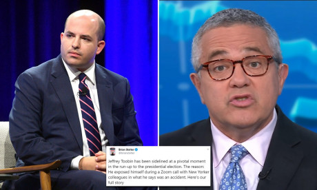 Cnn S Brian Stelter Mocked For Calling Jeffrey Toobin S Online Masturbation Scandal An Accident Mail