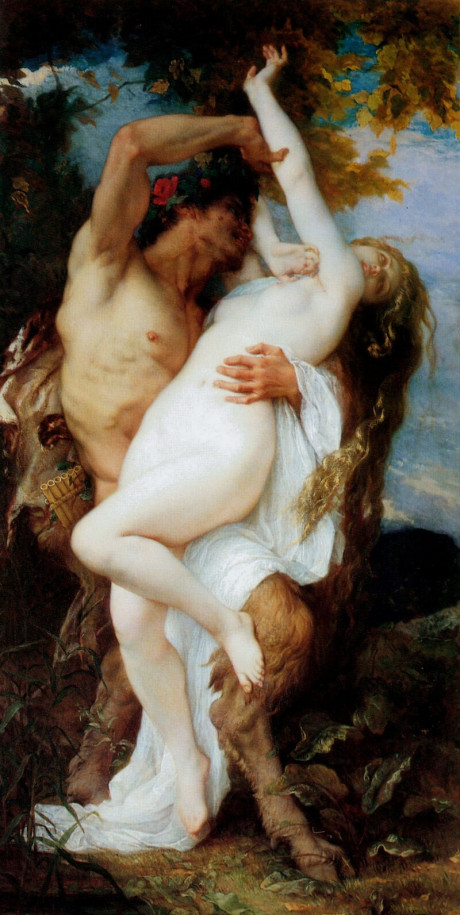 Nymph Abducted By A Satyr Alexandre