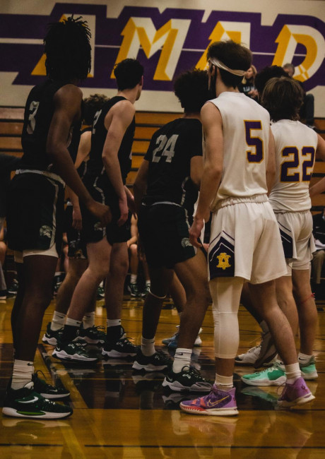 Varsity Boys Basketball Works Hard Against La