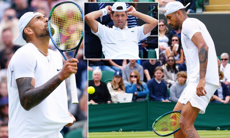 Wimbledon S Bad Boy Nick Kyrgios Returns To The Court Mail